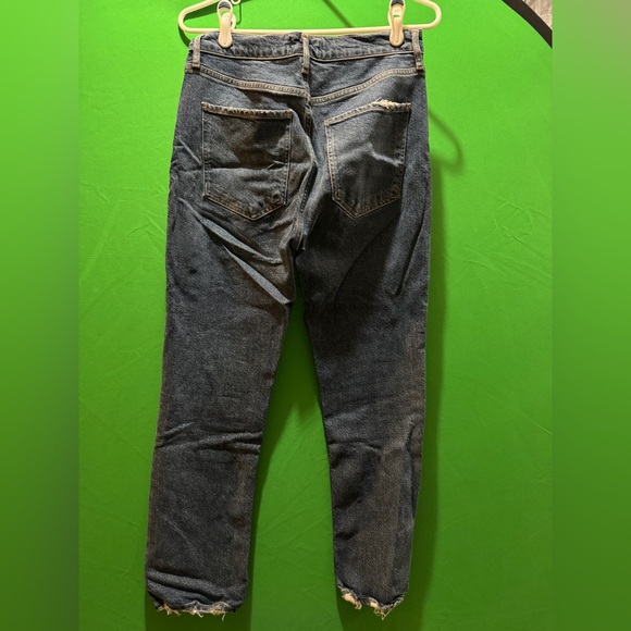 Distressed Agolde Riley Jeans - Picture 9 of 9